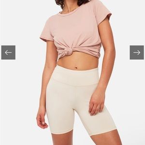 Mate the label organic bike shorts (bone)